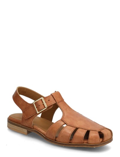 ANGULUS Sandals Flat Closed Toe Op Brown 37