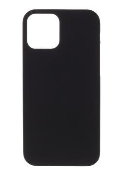 iPhone 12 Gummiert Plast Deksel Svart