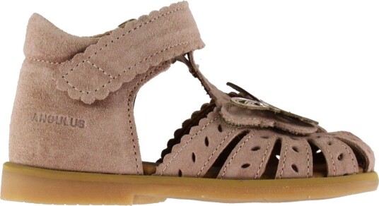 ANGULUS Sandals Flat Closed Toe Pink 21 ANGULUS Sandals Flat Closed Toe Pink 21