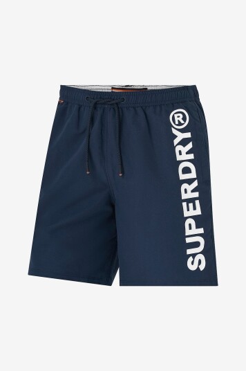 Superdry Badebukse Sport Graphic 17 Swim Short Blå