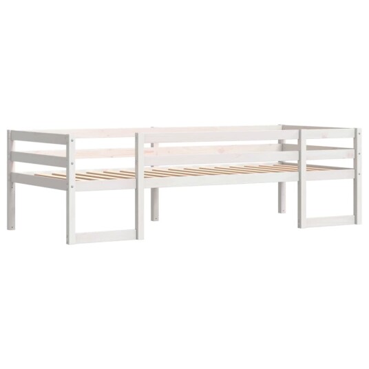  Sengeramme for barn hvit 90x190 cm heltre furu 8721102798436