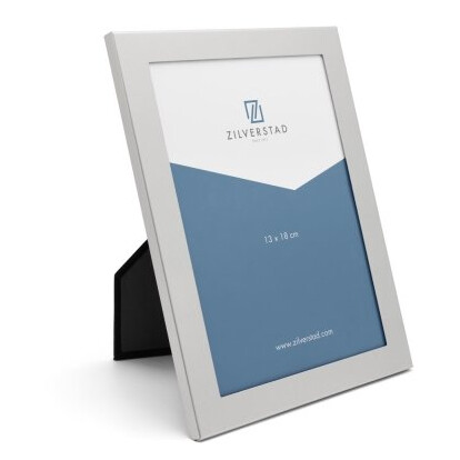 Zilverstad Nevada Enkel Bilderamme Aluminium Sølv Matte Bord Vegg 13 X 18 Cm