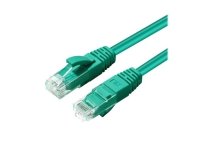 MicroConnect - Koblingskabel - RJ-45 (hann) til RJ-45 (hann) - 3 m - UTP - CAT 6a - med støvel, halogenfri, formstøpt, rund, uten hindringer - grønn