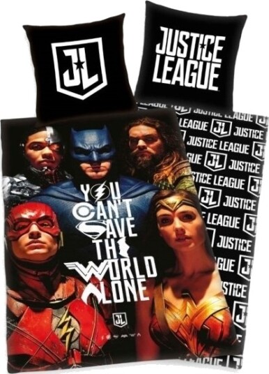 Justice League Sengetøj 100 Procent Bomuld