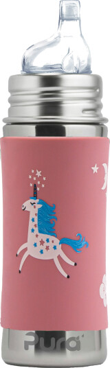 Pura kiki sippyflaske 325ml Unicorn Pura kiki sippyflaske 325ml Unicorn
