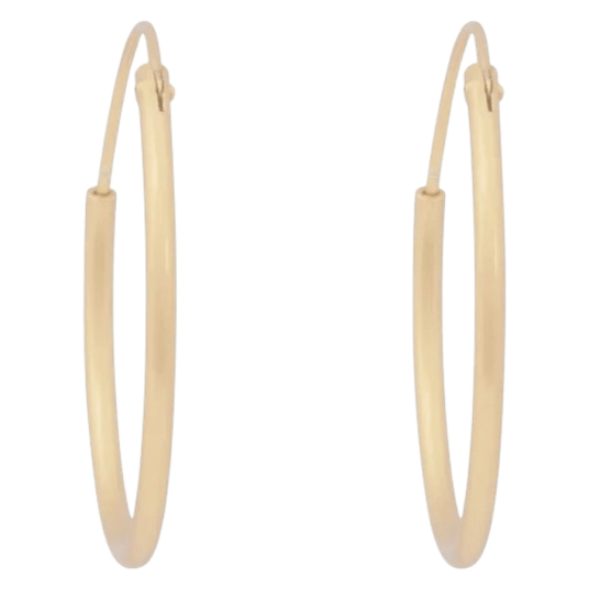 Snö Of Sweden Liddy Thin Ring Ear Plain Gold Onesize