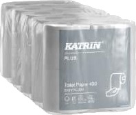 Toiletpapir Katrin Plus Easy Flush 2 lag 50m hvid,5 pk x 4 stk/krt