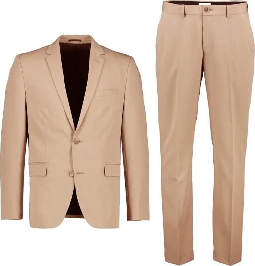 Lindbergh Fine Twill Stretch Suit SAND 56