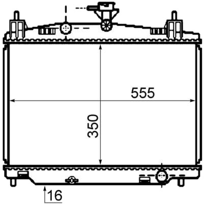 MAHLE CR 1071 000S Radiator motorkjøling