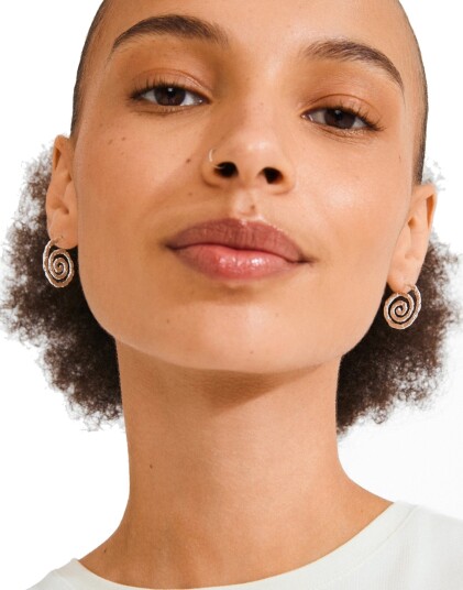 Pilgrim Still Earrings Silver Plated Silver ONE SIZE
