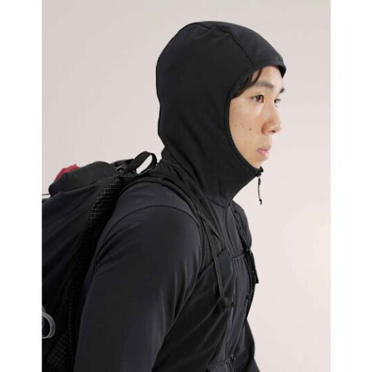 Arc"teryx Kyanite Lightweight Hoody Herre Black L Arc"teryx Kyanite Lightweight Hoody Herre Black L