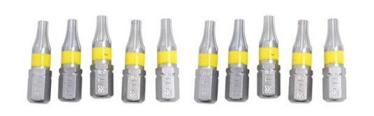 Boxer TORX 15 Bits 10-pakning i S2-stål for Elektroverktøy Boxer TORX 15 Bits 10-pakning i S2-stål for Elektroverktøy