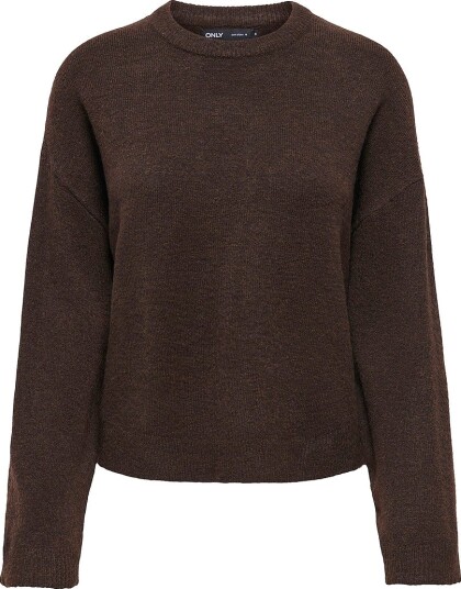 Only Pullover onlSimoni L/S O neck Knt N Brun