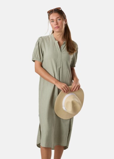 Savannah Crinkle Tunic Dress W Savannah Crinkle Tunic Dress W
