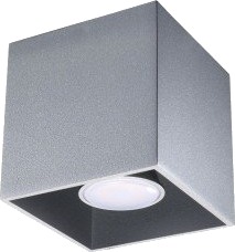 Taklampe QUAD 1 grå
