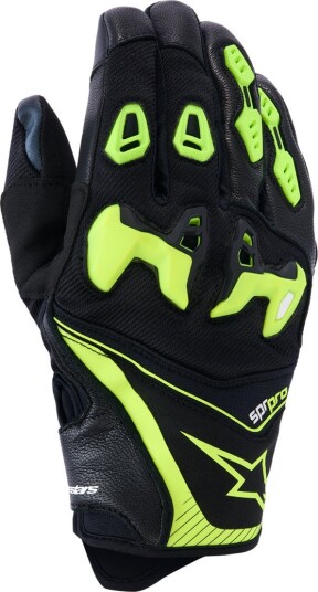 MC-hansker Alpinestars SP-R Pro Svart/Gul Fluo XXL MC-hansker Alpinestars SP-R Pro Svart/Gul Fluo XXL