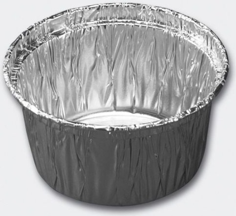 Alubakke 90 Ml Ø75x34 Mm Rund,100 Stk/Pk
