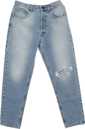 Amish Herre Jeans Blå L,