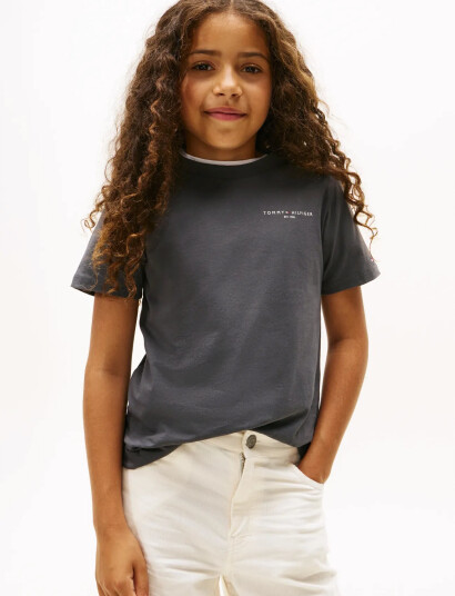 Tommy Hilfiger Mini Corp T-Shirt Grey 140