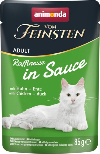 Animonda Vom Feinsten Våtfôr Adult Raffinesse I Saus Med & And Kylling 24 X 85 G