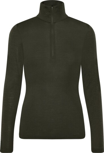 Icebreaker W 175 Everyday Ls Half Zip DK LODEN L