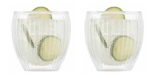 Bodum  Pavina glass 2 stk 0,2 L klar