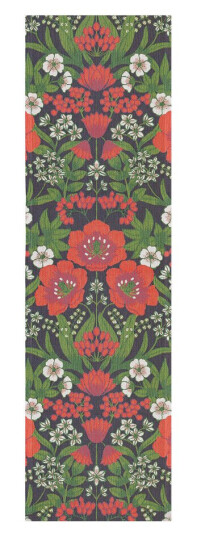 Ekelund Julblommor 530 løper 35x120 cm