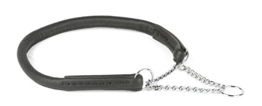 Feel Leather Feel Round Rundt Halvstrup Svart (20-35 cm)