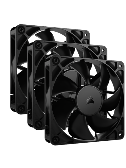 Corsair RS120 120mm Kabinettvifte 3-pakning Sort Corsair RS120 120mm Kabinettvifte 3-pakning Sort