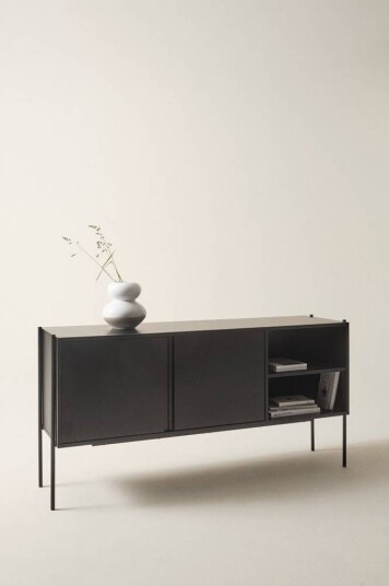 Jotex ZOLLIK skjenk 45x164 cm Svart matt 1622049-03-0 1700931-01-0