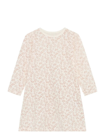 CeLaVi Nightdress W. Aop - Cream - 140