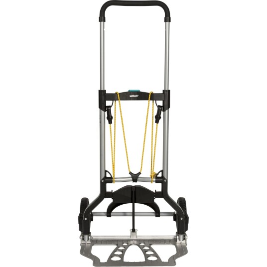 Wolfcraft TS 850 Sammenleggbar Sekketralle ??? 49x28 cm 100 kg kapasitet 110 cm h??yde ??? S??lv/Sort Wolfcraft TS 850 Sammenleggbar Sekketralle ??? 49x28 cm 100 kg kapasitet 110 cm h??yde ??? S??lv/Sort