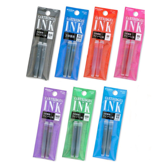 Platinum Fountain pen Cartridge 2 pcs BlueBlack