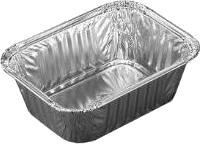 Alubakke Catersource 456 Ml 145X110x45 Mm,10 Ps X 110 Stk/Krt
