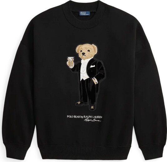 Polo Ralph Lauren Martini Polo Bear Fleece Crewneck POLO BLACK XL