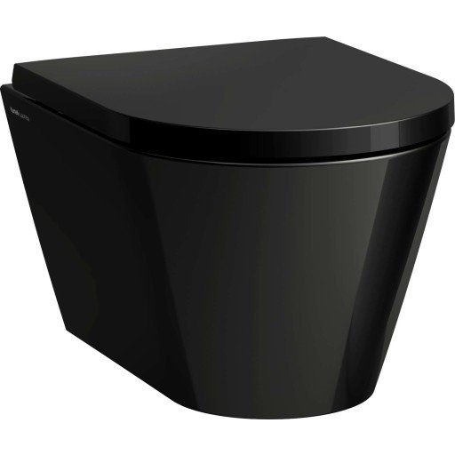 Laufen Kartell Compact Vegghengt toalett 49x37 cm, rimless, Sort