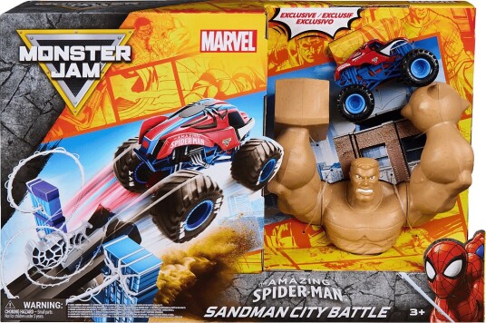 Monster Jam Monster Jam 1:64 Marvel Spiderman Playset - MULTI - One Size