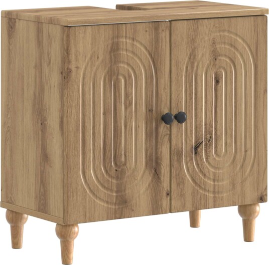 vidaXL Baderomsvaskeskap ALKMAAR Artisan eik 59,5 x 31,5 x 59 cm