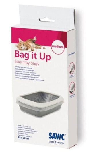 Savic Bag It Up Poser Til Kattetoalett 12Pk 67X48 cm