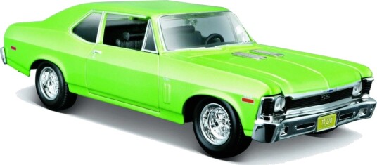 Maisto 1970 Chevrolet Nova SS Diecast Modellbil 1:24 Blå