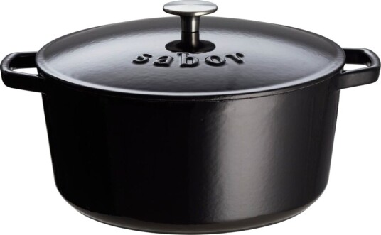 Sabor Støpejernsgryte 4,4L svart Sabor Støpejernsgryte 4,4L svart