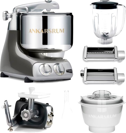 Ankarsrum Assistent Original kjøkkenmaskin med middagspakke black chrome
