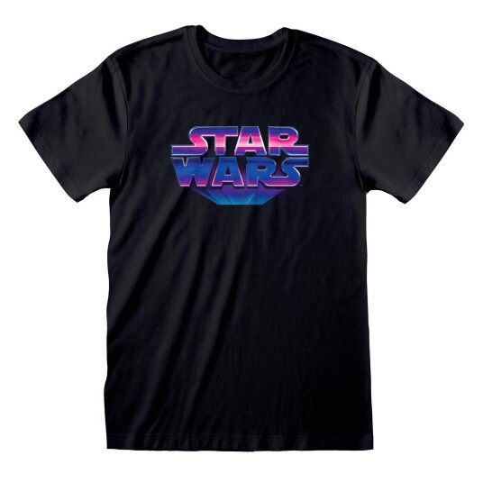 Star Wars T-skjorte 80's Logo - M - Voksen - 100% bomull