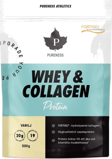 Pureness Athletics Whey & Collagen Vanilj 500 g