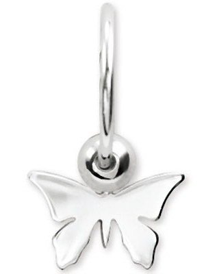 BCR Piercing With Butterfly 1 x 10 mm