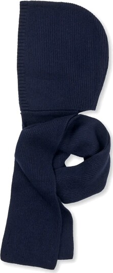 Mads Nørgaard One Wool Freja Hooded Scarf SKY CAPTAIN One Size Mads Nørgaard One Wool Freja Hooded Scarf SKY CAPTAIN One Size