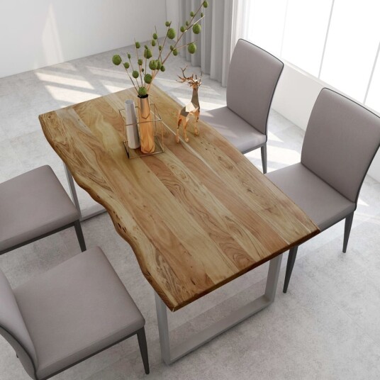 vidaXL Spisebord 160x80x76 cm heltre akasie vidaXL Spisebord 160x80x76 cm heltre akasie