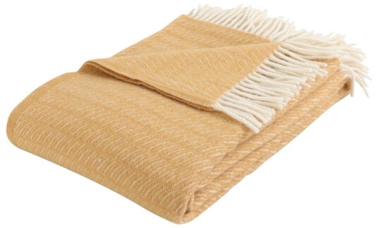 Arctic Ullpledd i 100% ny norsk ull Saga Honey 130 x 200 cm Arctic Ullpledd i 100% ny norsk ull Saga Honey 130 x 200 cm