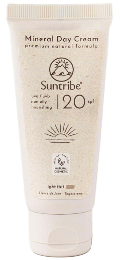 Suntribe Sun Care All Natural Mineral Day Cream Spf 20 40 ml