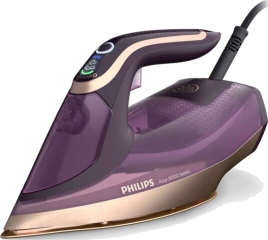 Philips Azur 8000 Series Dst8040 Dampstrykejern Med Automatisk Slukking Såleplate: Steamglide Elite 3000 W Deep Purple Philips Azur 8000 Series Dst8040 Dampstrykejern Med Automatisk Slukking Såleplate: Steamglide Elite 3000 W Deep Purple